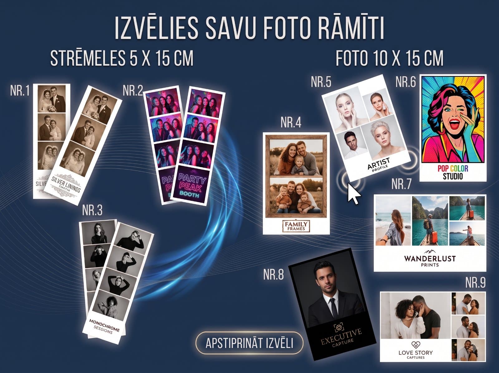 Foto rāmīšu dizaini